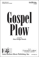 Gospel Plow SATB choral sheet music cover